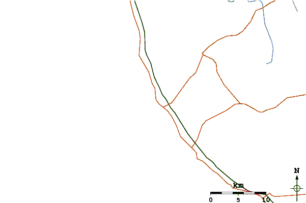 Roads and rivers around Main Reef (Hikkaduwa)