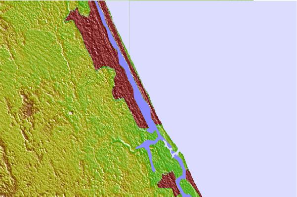 Surf spots located close to Main Street Pier