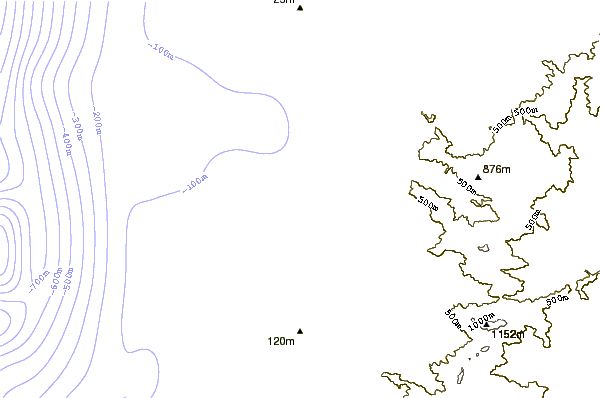 Shoreline around Maitencillo