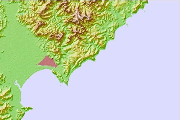 Surf spots located close to Makorori North