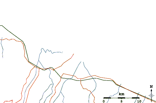 Roads and rivers around Maketu Bar