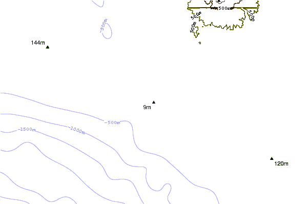 Shoreline around Makuti