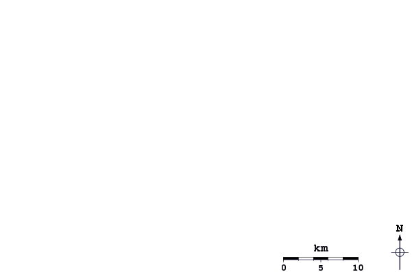 Roads and rivers around Male