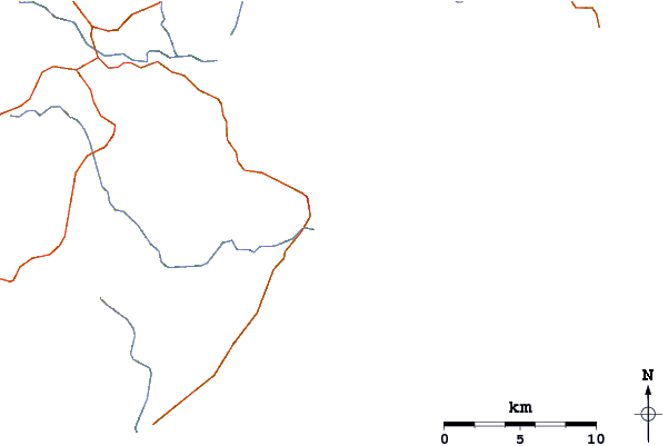 Roads and rivers around Mallacoota