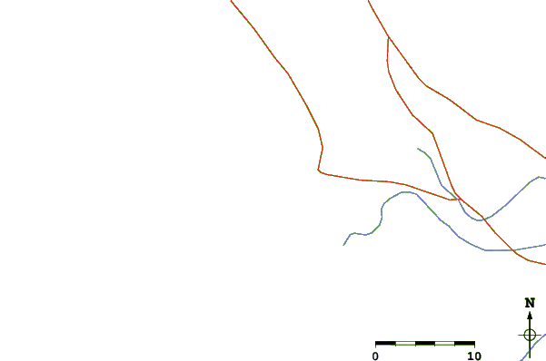 Roads and rivers around Chicama - Malpaso
