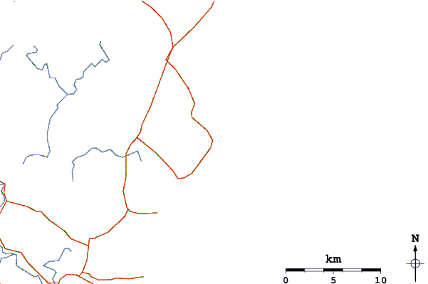 Roads and rivers around Malua Bay