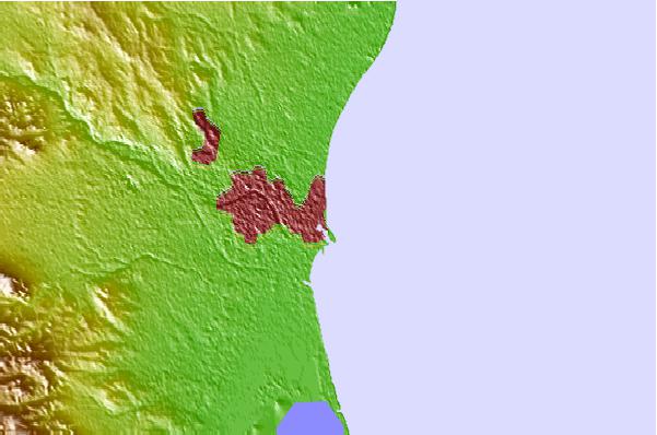Surf spots located close to Malva Rosa