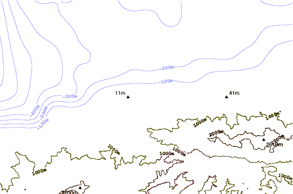 Shoreline around Mamo