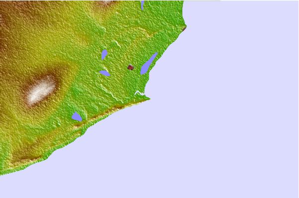 Surf spots located close to Manapad Point (Alwars)