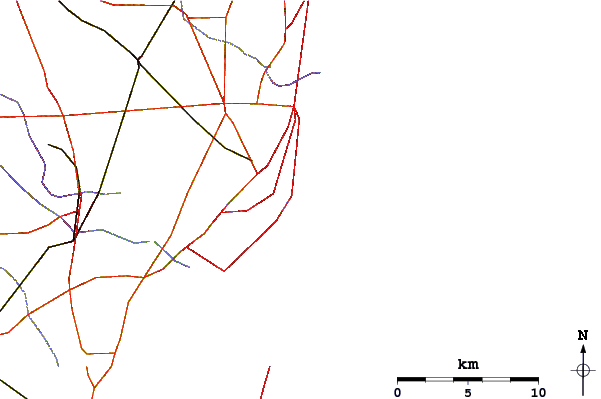Roads and rivers around Manasquan Inlet