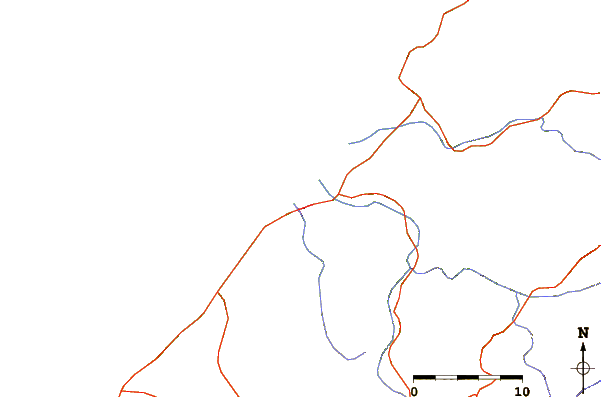 Roads and rivers around Mancora
