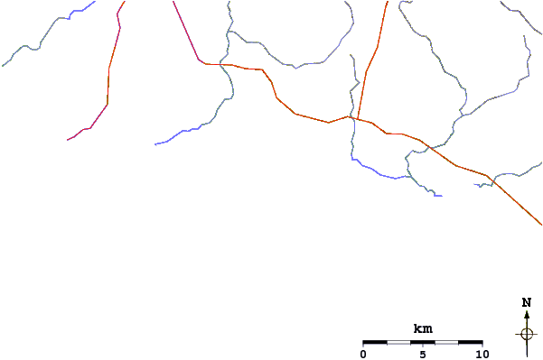 Roads and rivers around Mandalay Beach