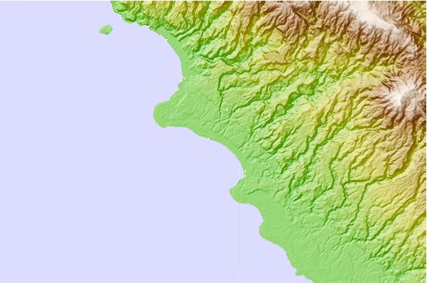 Surf spots located close to Mandiri