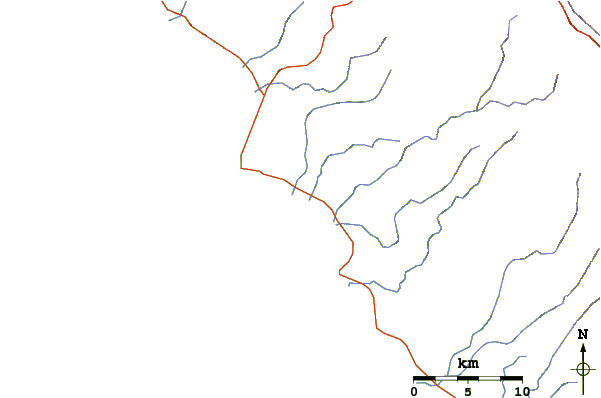Roads and rivers around Mandiri