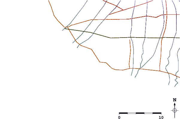 Roads and rivers around Mangahume