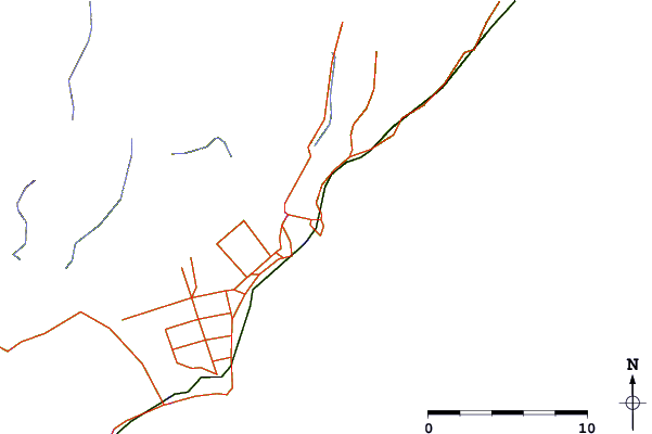 Roads and rivers around Mangamaunu