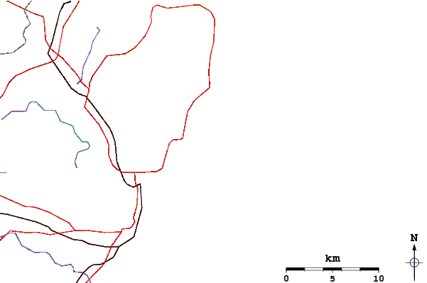Roads and rivers around Manly-South Steyne