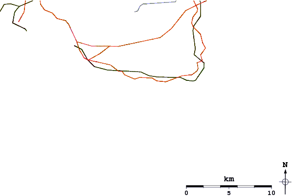 Roads and rivers around Manorbier