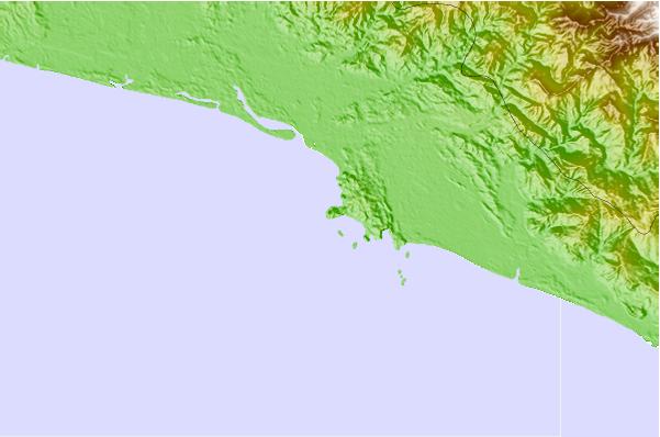Surf breaks located close to Manuel Antonio