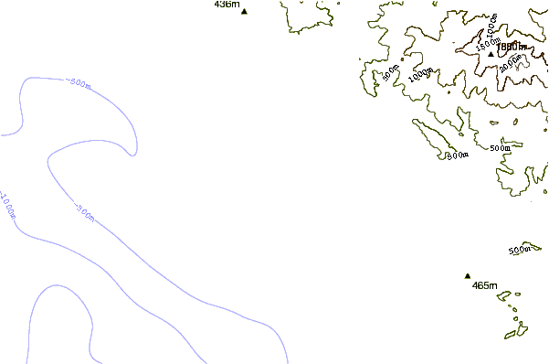 Shoreline around Manzanillo
