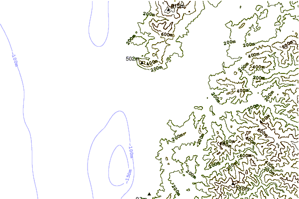 Shoreline around Manzanita