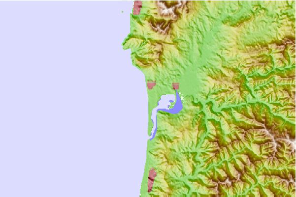Surf spots located close to Manzanita