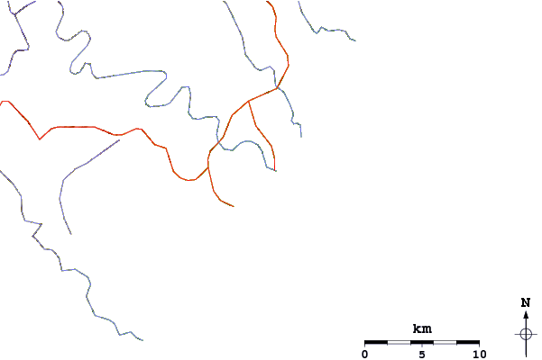 Roads and rivers around Mapuzi