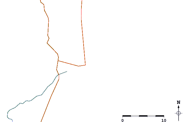 Roads and rivers around Mar de Ajó