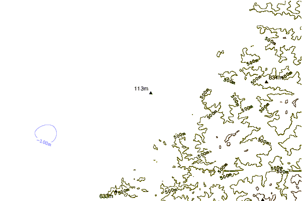 Shoreline around Maraenui