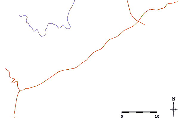 Roads and rivers around Maranduba