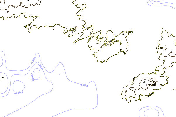 Shoreline around Maresias