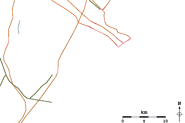 Roads and rivers around Margate Pier