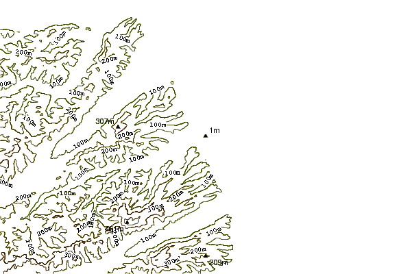Shoreline around Marina Palmense