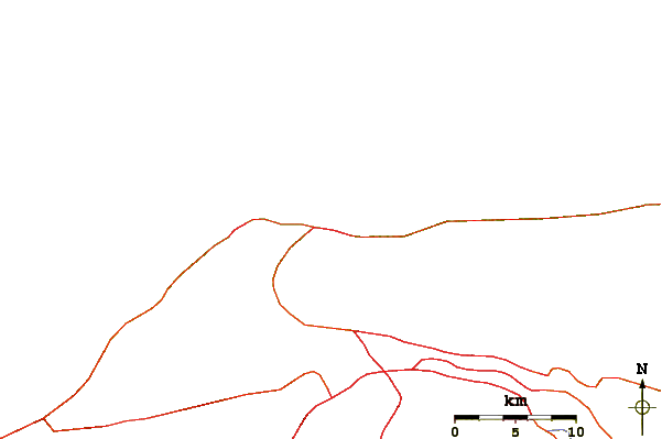 Roads and rivers around Marina Grande