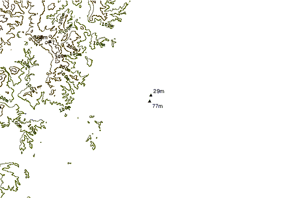 Shoreline around Napier - Marine Parade