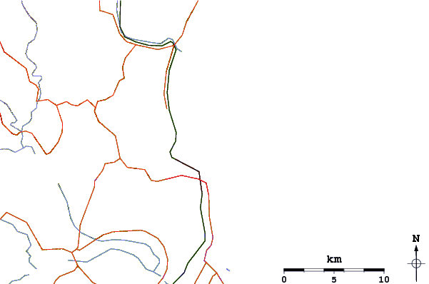 Roads and rivers around Marine Parade(Napier)