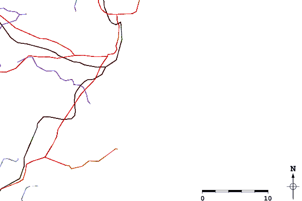 Roads and rivers around Maroubra Beach