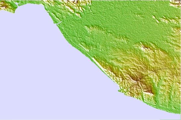 Surf spots located close to Marquella