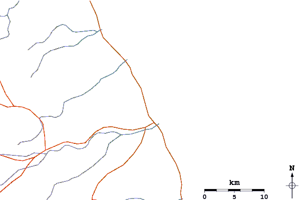 Roads and rivers around Marsa Alaam