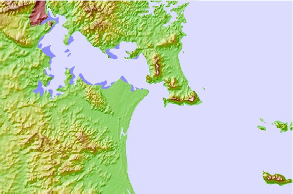 Surf spots located close to Marsden Point