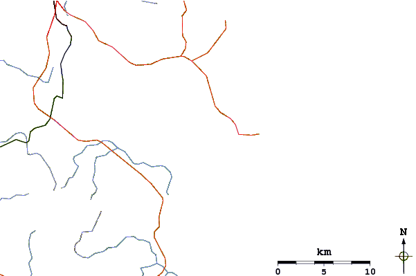 Roads and rivers around Marsden Point