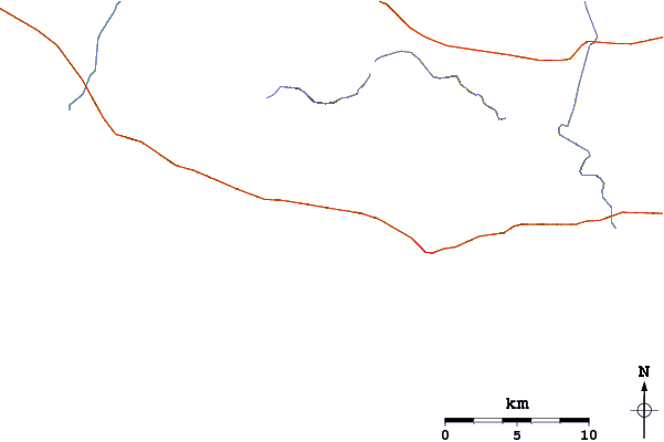Roads and rivers around Marshalls