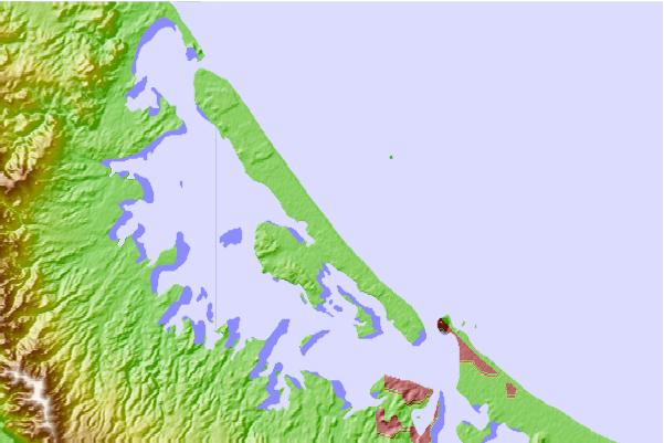 Surf spots located close to Matakana Island