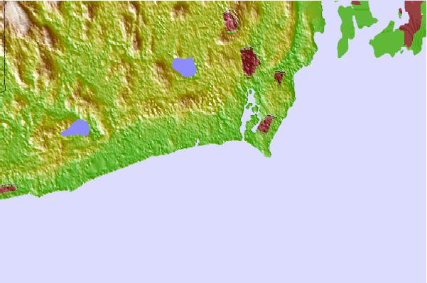 Surf spots located close to Matunuck-The point