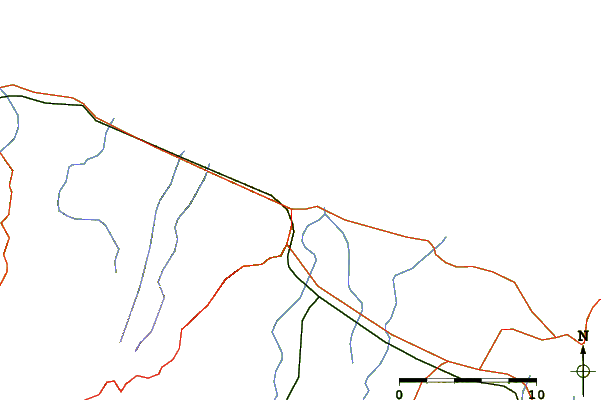 Roads and rivers around Matata