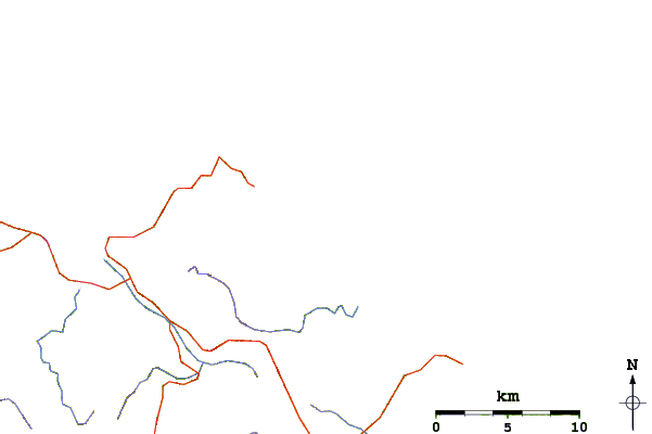 Roads and rivers around Matauri Bay