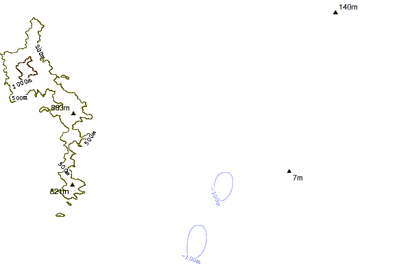 Shoreline around Matinhos