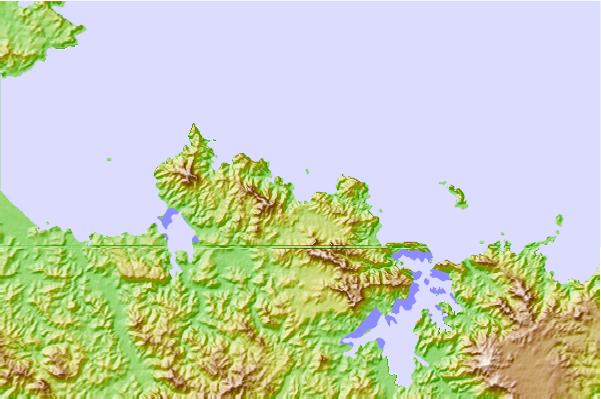 Surf spots located close to Motukahakaha and Paradise Bay