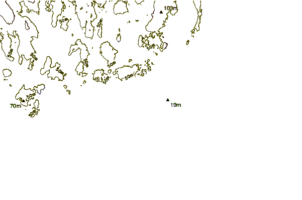 Shoreline around Matunuck