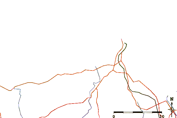 Roads and rivers around Mauvaise Greve